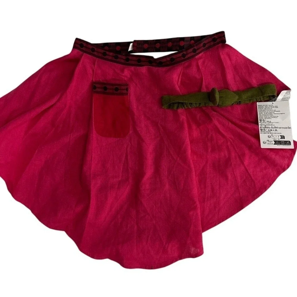 Disney Wish Asha Costume Dress Girls Size 7/8 Red Purple Long Sleeve‎ Adventure